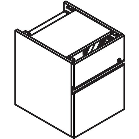 Groupe Lacasse Pedestal, Hanging, B/F, 15inx17-1/2inx19-1/4in, Hard Rock Maple LAS4XFE